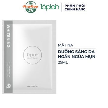 Mặt Nạ 16plain Whitening Dưỡng Sáng Da, Ngừa Mụn 25ml