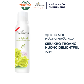 Xịt Khử Mùi Enchanteur Hương Nước Hoa Delightful 150ml