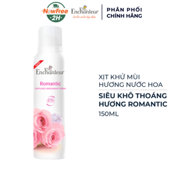Xịt Khử Mùi Enchanteur Hương Nước Hoa Romantic 150ml