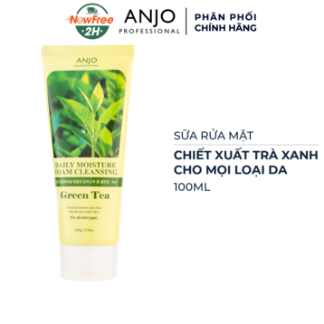Sữa Rửa Mặt Anjo Professional Chiết Xuất Trà Xanh 100ml