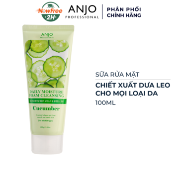 Sữa Rửa Mặt Anjo Professional Chiết Xuất Dưa Leo 100ml
