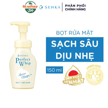 Bọt Rửa Mặt Senka Sạch Sâu Dịu Nhẹ 150ml