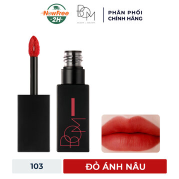 Son Kem Lì B.O.M #H RD 103 Maple Red - Đỏ Ánh Nâu 8.5g