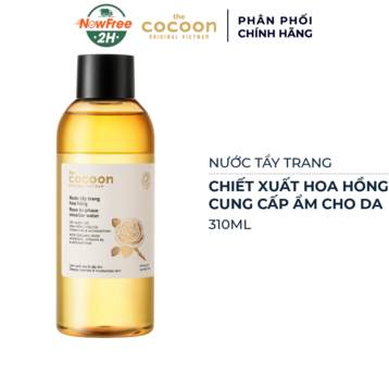 Nước Tẩy Trang Cocoon Hoa Hồng Cấp Ẩm Da 310ml