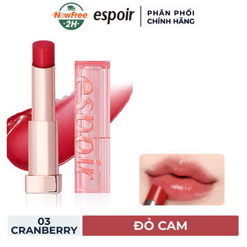 Son Dưỡng Có Màu Espoir 03 Cranberry - Đỏ Cam 4.5g