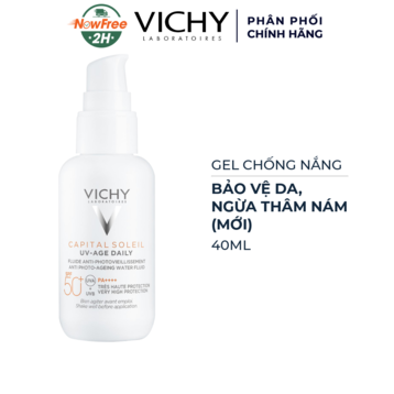 Gel Chống Nắng Vichy Bảo Vệ Da, Ngừa Thâm Nám 40ml (Mới)