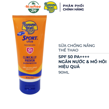 Sữa Chống Nắng Thể Thao Banana Boat Sport SPF 50 90ml