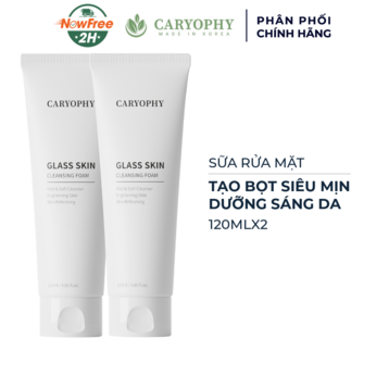 Combo 2 Sữa Rửa Mặt Caryophy Tạo Bọt Dưỡng Sáng Da 120ml