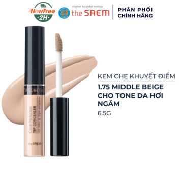 Kem Che Khuyết Điểm The Saem Màu 1.75 Middle Beige 6.5g