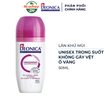 Lăn Khử Mùi Deonica Unisex Trong Suốt 50ml