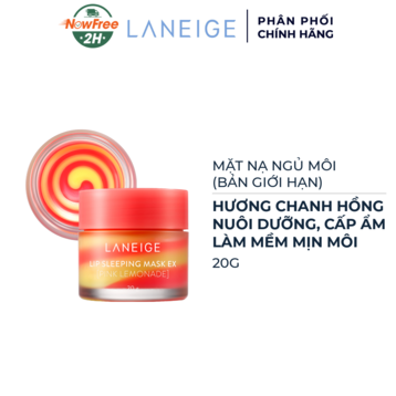 Mặt Nạ Ngủ Môi Laneige Hương Chanh Hồng (Bản Giới Hạn) 20g