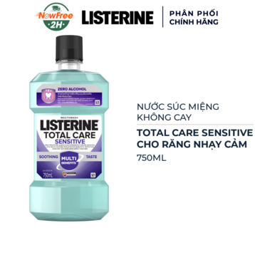 Nước Súc Miệng Listerine Cho Răng Nhạy Cảm Không Cay 750ml