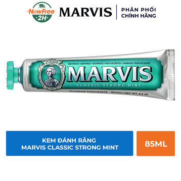 Kem Đánh Răng Marvis Màu Xanh Lá Hương Bạc Hà 85ml