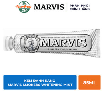 Kem Đánh Răng Marvis Màu Bạc Cho Người Hút Thuốc 85ml