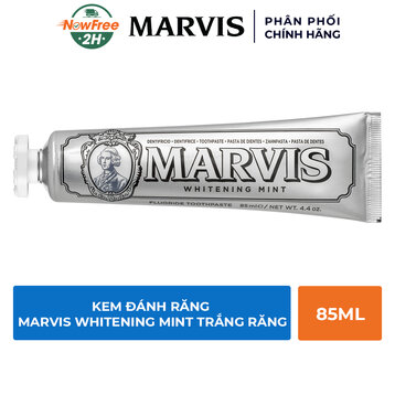 Kem Đánh Răng Marvis Màu Bạc Làm Trắng Răng 85ml