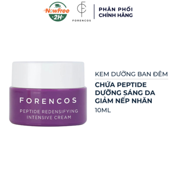 Kem Dưỡng Forencos Peptide Sáng Da, Giảm Nhăn Ban Đêm 10ml
