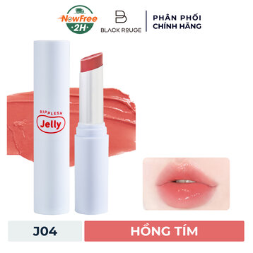 Son Dưỡng Thuần Chay Có Màu Black Rouge J04 - Hồng Tím 3.3g