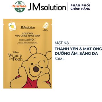 Mặt Nạ JMsolution Thanh Yên &amp; Mật Ong Cấp Ẩm, Sáng Da 30ml