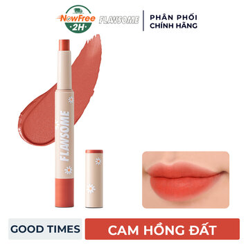Son Môi Flawsome Good Times - Cam Hồng Đất 2g