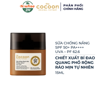 Sữa Chống Nắng Cocoon Chiết Xuất Bí Đao Quang Phổ Rộng 15ml