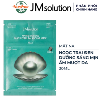 Mặt Nạ JMsolution Ngọc Trai Đen Dưỡng Sáng Mịn, Ẩm Mượt 30ml