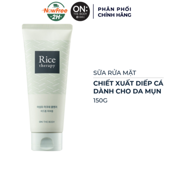 Sữa Rửa Mặt On: The Body Chiết Xuất Diếp Cá Cho Da Mụn 150g