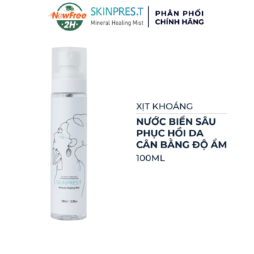 Xịt Khoáng Skinpres.T Phục Hồi &amp; Cân Bằng Độ Ẩm 100ml