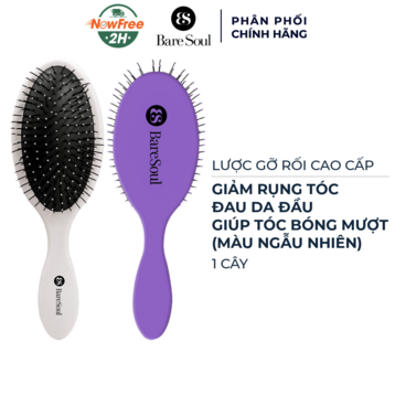 Lược BareSoul Gỡ Rối Cao Cấp, Giảm Rụng, Bóng Mượt Tóc (Màu Ngẫu Nhiên)