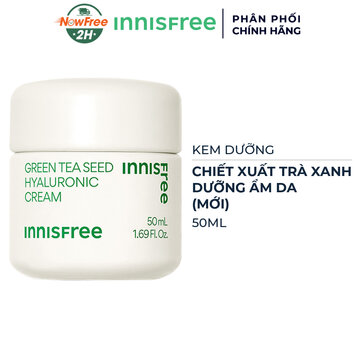 Kem Dưỡng innisfree Cấp Ẩm Từ Chiết Xuất Trà Xanh 50ml (Mới)