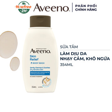 Sữa Tắm Aveeno Làm Dịu Da Nhạy Cảm, Khô Ngứa 354ml