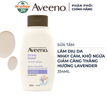 Sữa Tắm Aveeno Giảm Căng Thẳng Hương Lavender 354ml