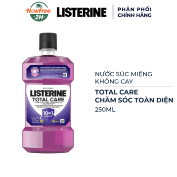 Nước Súc Miệng Listerine Chăm Sóc Toàn Diện Không Cay 250ml