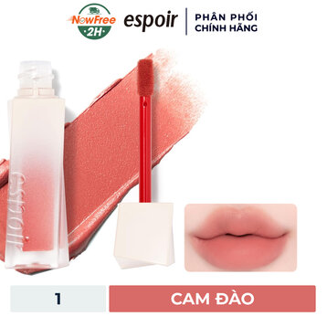 Son Kem Lì Espoir 1 Cozy Màu Cam Đào 5.5g