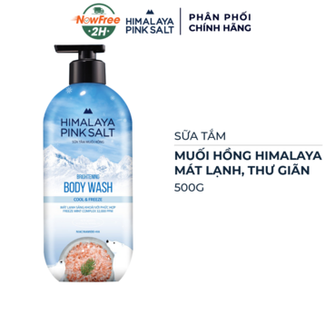 Sữa Tắm Muối Hồng Himalaya Pink Salt Mát Lạnh, Thư Giãn 500g