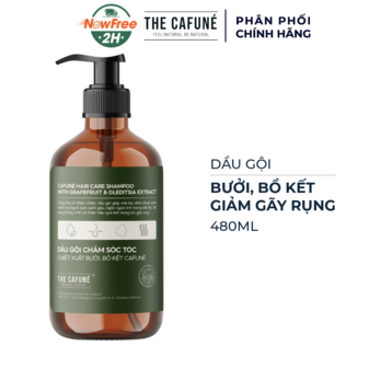 Dầu Gội The Cafuné Bưởi, Bồ Kết Giảm Gãy Rụng 480ml