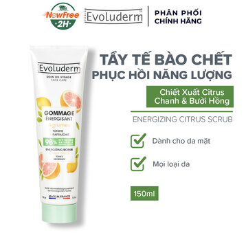 Tẩy Tế Bào Chết Evoluderm Phục Hồi Từ Chanh, Bưởi Hồng 150g