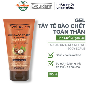 Tẩy Tế Bào Chết Toàn Thân Evoluderm Tinh Chất Argan 150ml