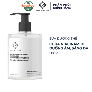 Sữa Dưỡng Thể Five Grains Dưỡng Ẩm, Sáng Da 500ml
