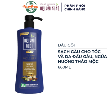 Dầu Gội Nguyên Xuân Dược Liệu Sạch Gàu 660ml