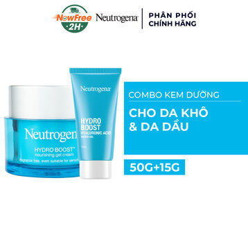 Combo Kem Dưỡng Neutrogena Cho Da Khô 50g + Da Dầu 15g