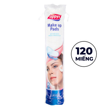 Bông Tẩy Trang Tippys Classic Make Up Pads 120 Miếng