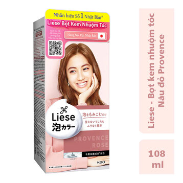 Bọt Kem Nhuộm Tóc Liese Màu Nâu Đỏ Provence Rose 108ml
