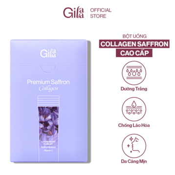 Bột Uống Collagen Gilaa Kết Hợp Saffron 2gx60 Gói