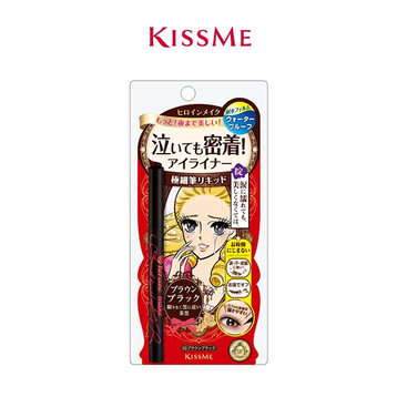 Bút Kẻ Mắt Nước Kissme Siêu Mượt Không Trôi Màu Nâu Đen 0.4ml
