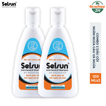 Combo 2 Dầu Gội Selsun Ngăn Ngừa Gàu Và Ngứa 100mlx2