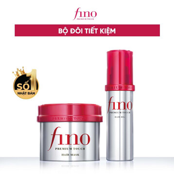 Combo Fino Kem Ủ Tóc 230g + Dầu Dưỡng Tóc Cải Thiện Tóc Hư Tổn 70ml
