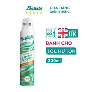 Dầu Gội Khô Batiste Dành Cho Tóc Hư Tổn 200ml