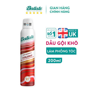 Dầu Gội Khô Batiste Giúp Làm Phồng Tóc 200ml