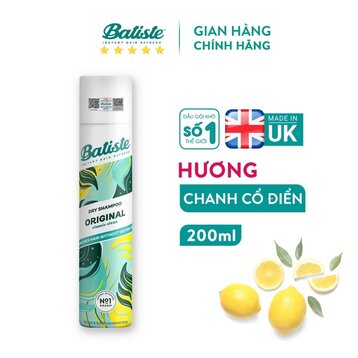 Dầu Gội Khô Batiste Hương Cổ Điển Nguyên Bản 200ml