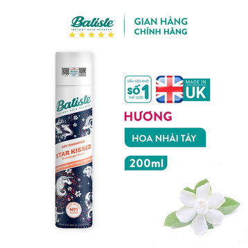 Dầu Gội Khô Batiste Hương Hoa Nhài Tây 200ml